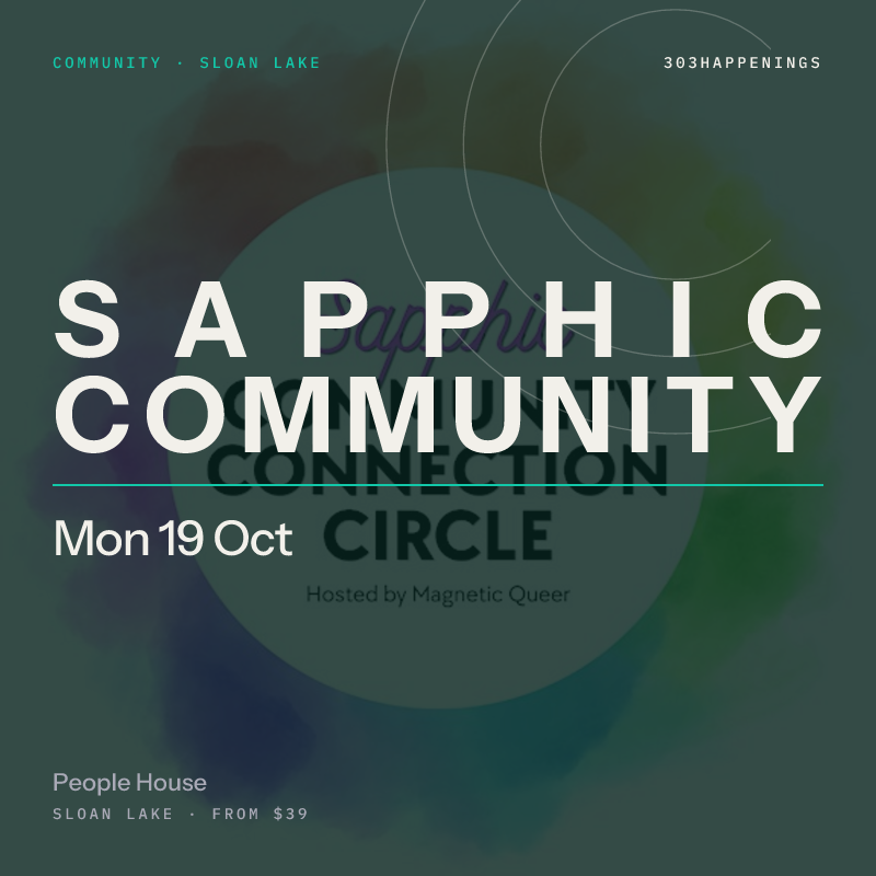 Sapphic Community Connection Circle - OCTOBER