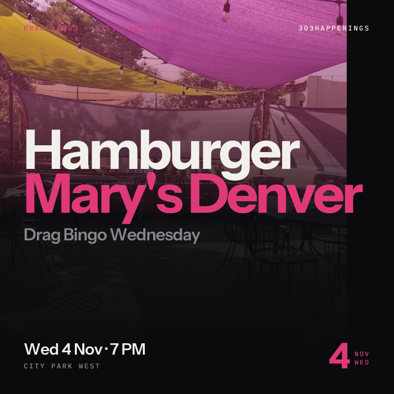 Drag Bingo Wednesday at Hamburger Mary's
