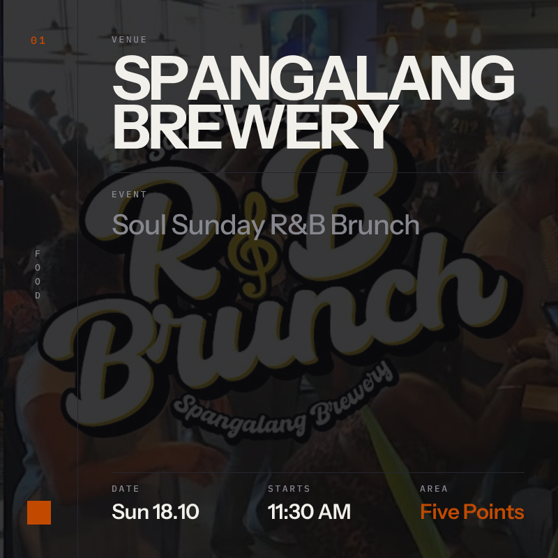 Soul Sunday R&B Brunch at Spangalang