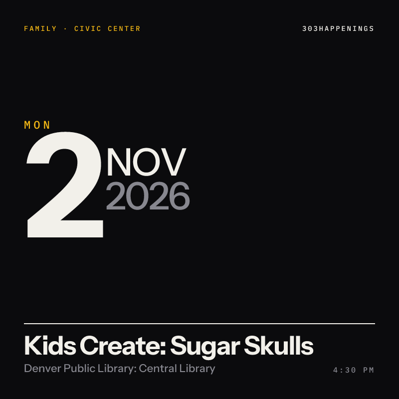 Kids Create: Sugar Skulls
