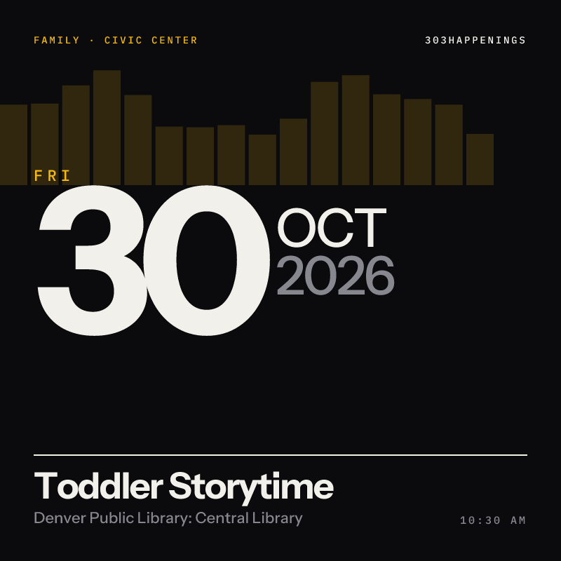 Toddler Storytime at Denver Public Library: Central Library, Civic Center