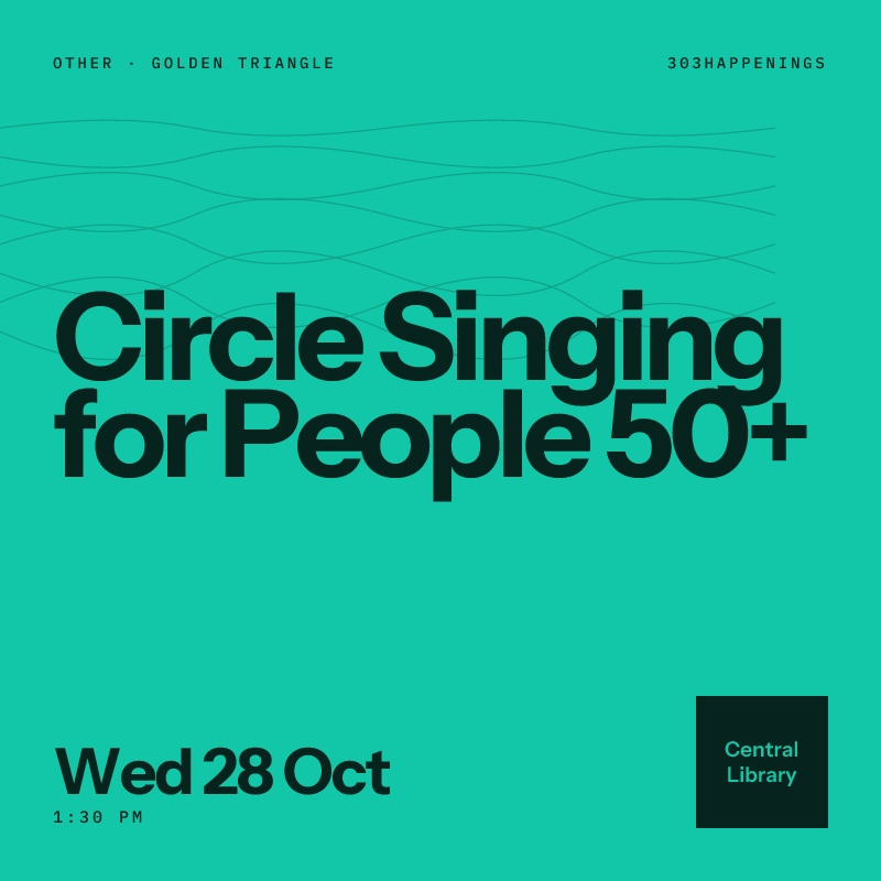 Circle Singing for People 50 at Central Library, Golden Triangle