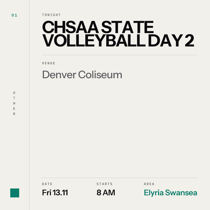 CHSAA State Volleyball Day 2