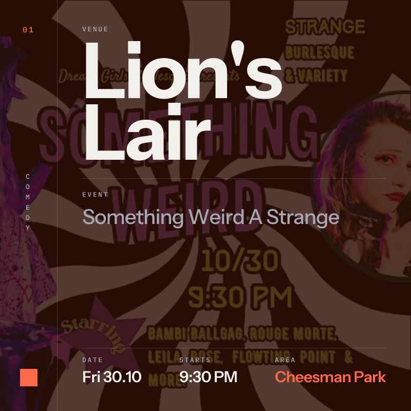 Something Weird A Strange Burlesque Variety Show