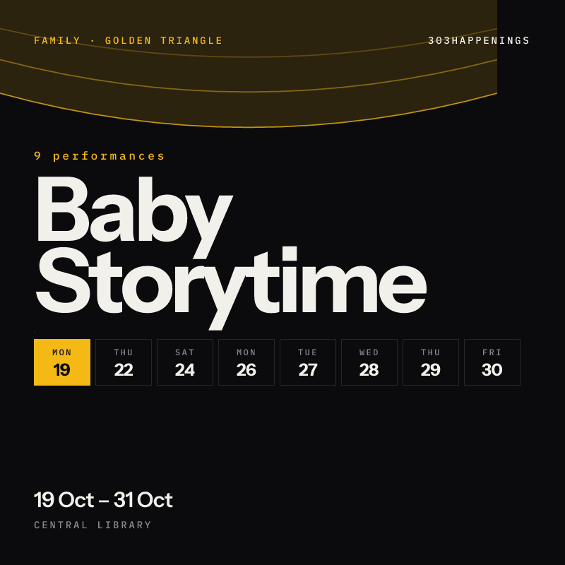 Baby Storytime at Central Library, Golden Triangle