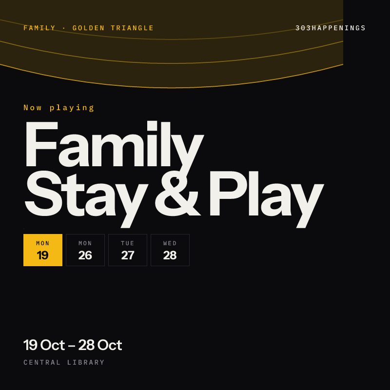 Family Stay & Play at Central Library, Golden Triangle
