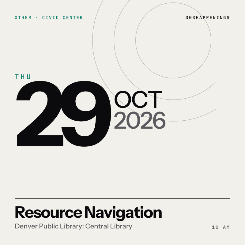Resource Navigation at Denver Public Library: Central Library, Civic Center