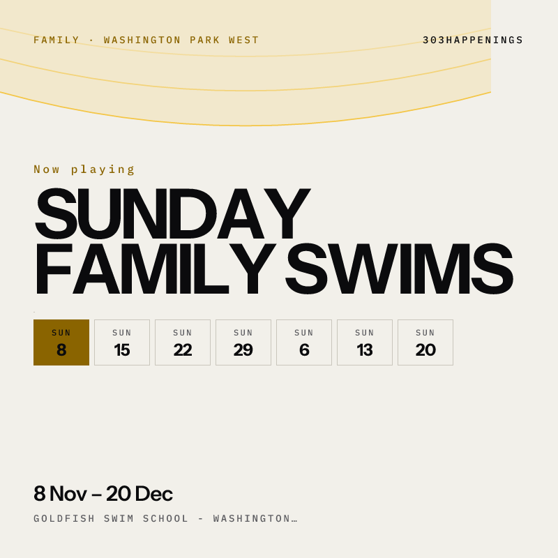 Sunday Family Swims