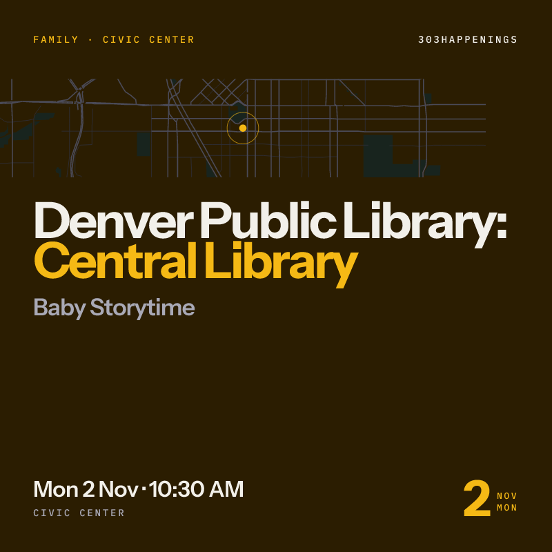 Baby Storytime at Denver Public Library: Central Library, Civic Center