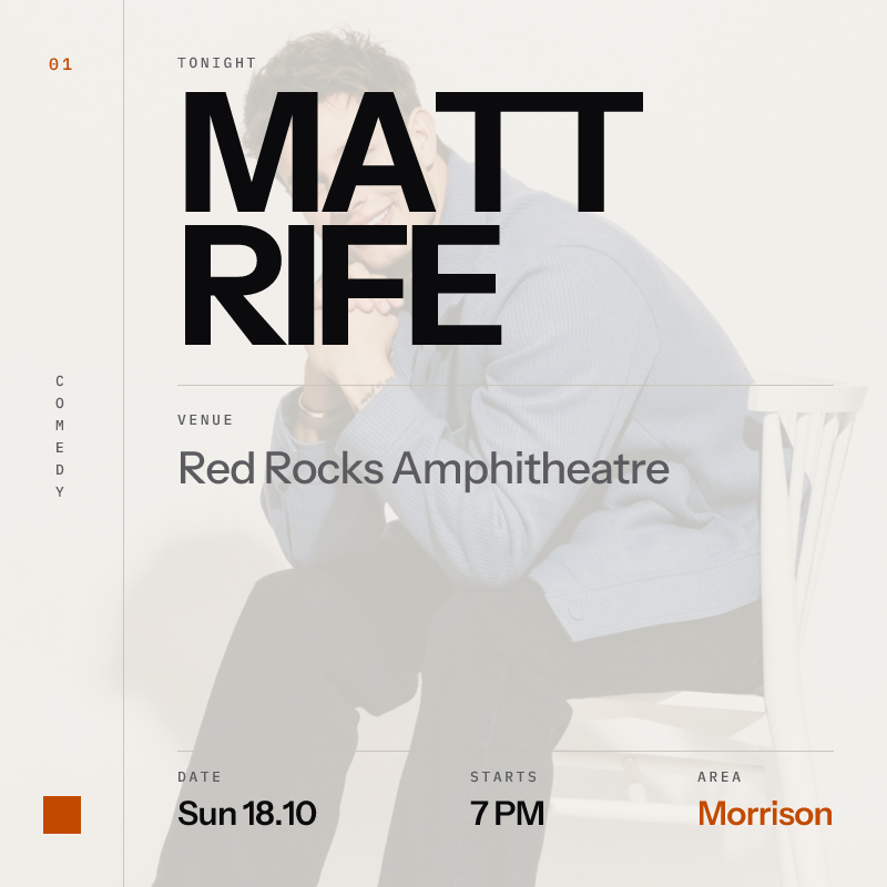 Matt Rife: Stay Golden World Tour