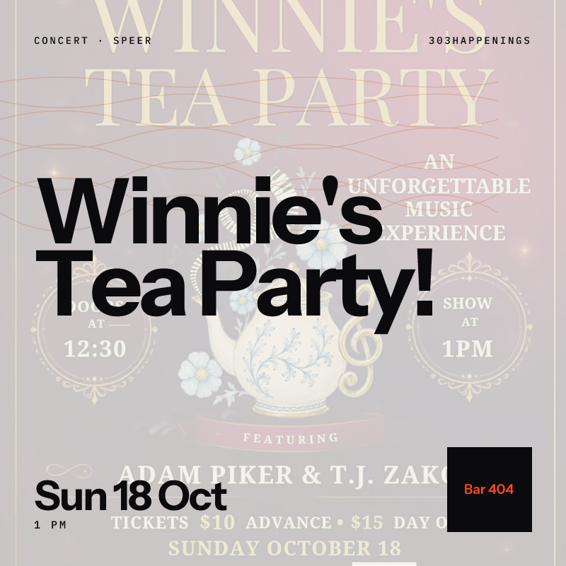 Winnie's Tea Party! An Unforgettable Music Experience!