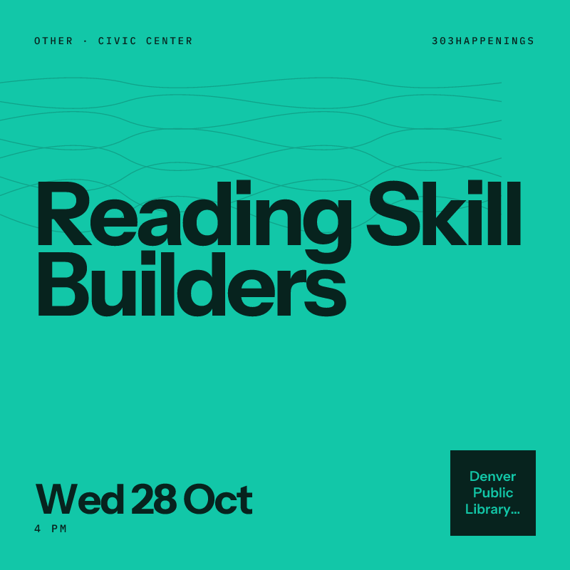 Reading Skill Builders at Denver Public Library: Central Library, Civic Center