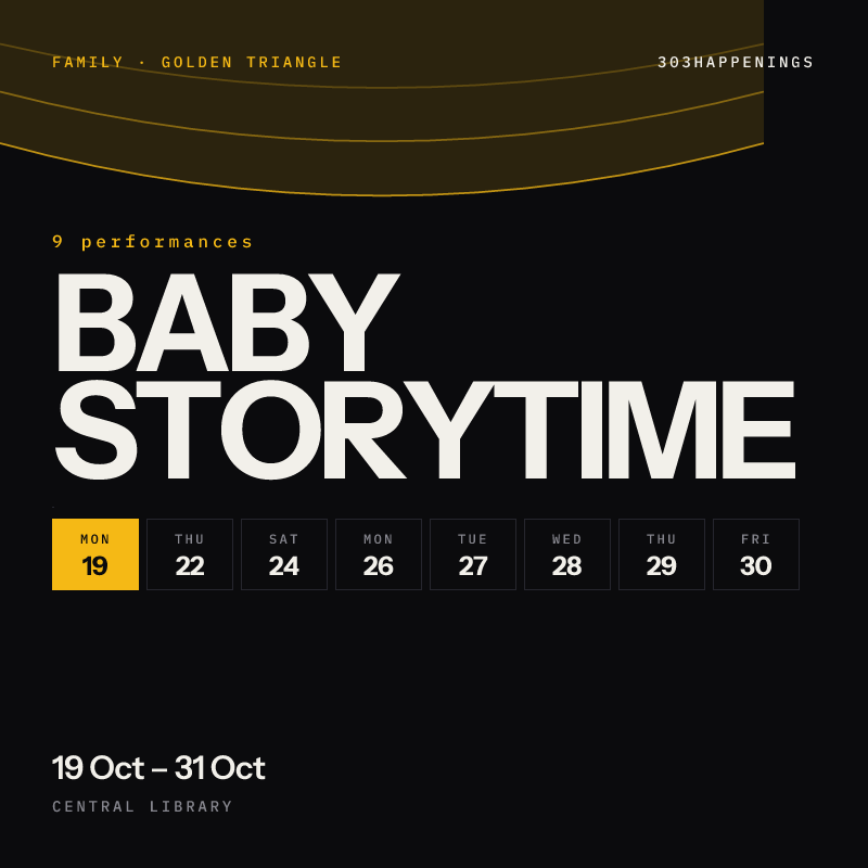Baby Storytime at Central Library, Golden Triangle