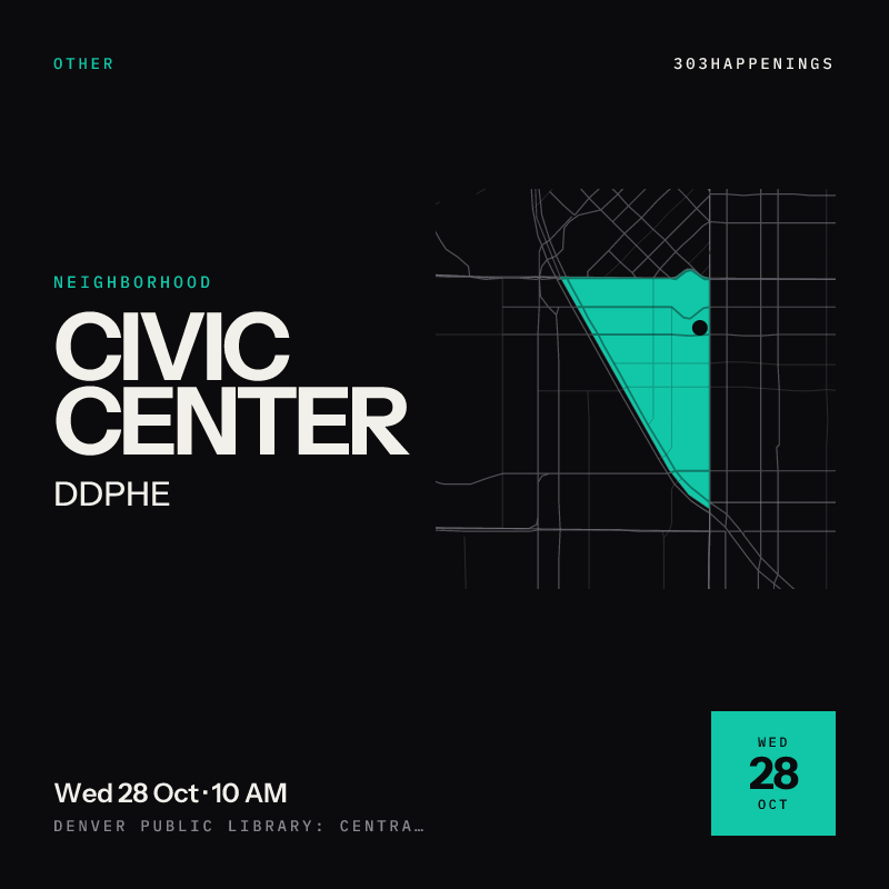 DDPHE - Vaccine STI/STD Testing at Denver Public Library: Central Library, Civic Center