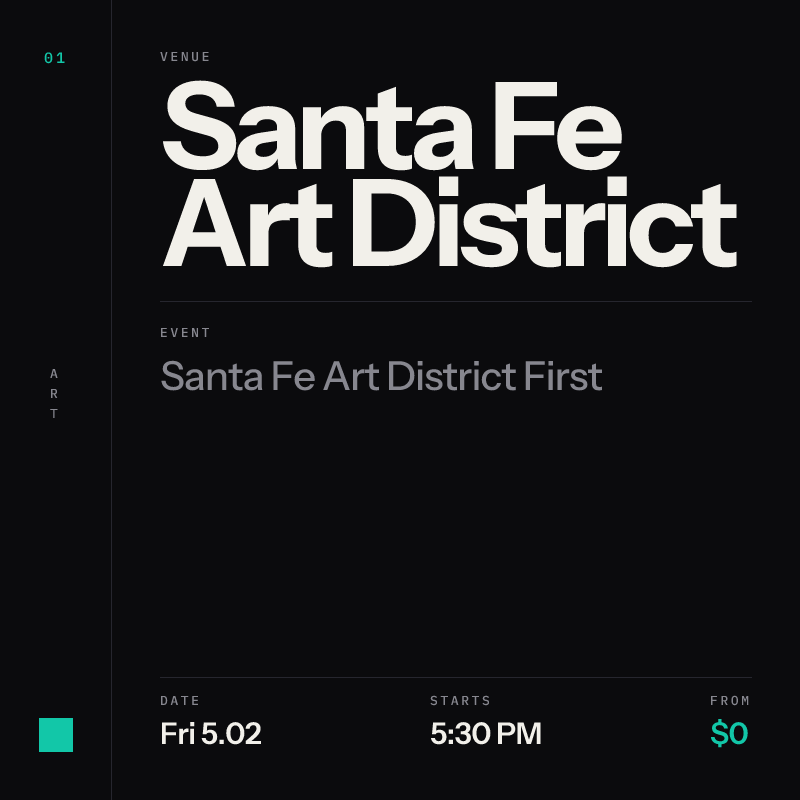 Santa Fe Art District First Friday - February 2027 at Santa Fe Art District, Santa Fe Drive