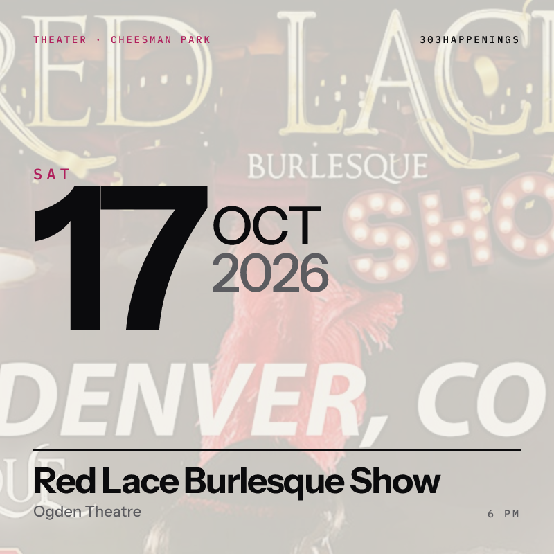 Red Lace Burlesque Show Denver & Variety Show Denver