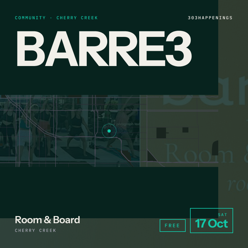 barre3 + Room & Board Rooftop Class