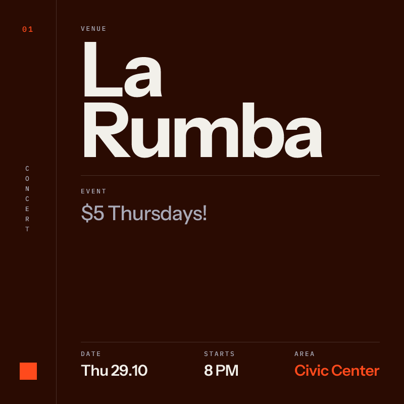 $5 Thursdays!