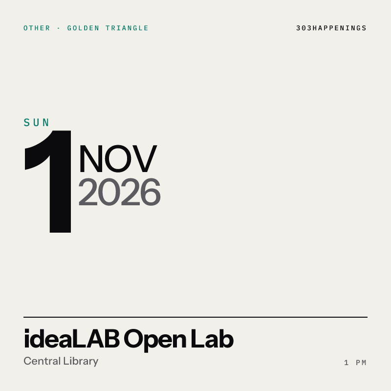 ideaLAB Open Lab at Central Library, Golden Triangle
