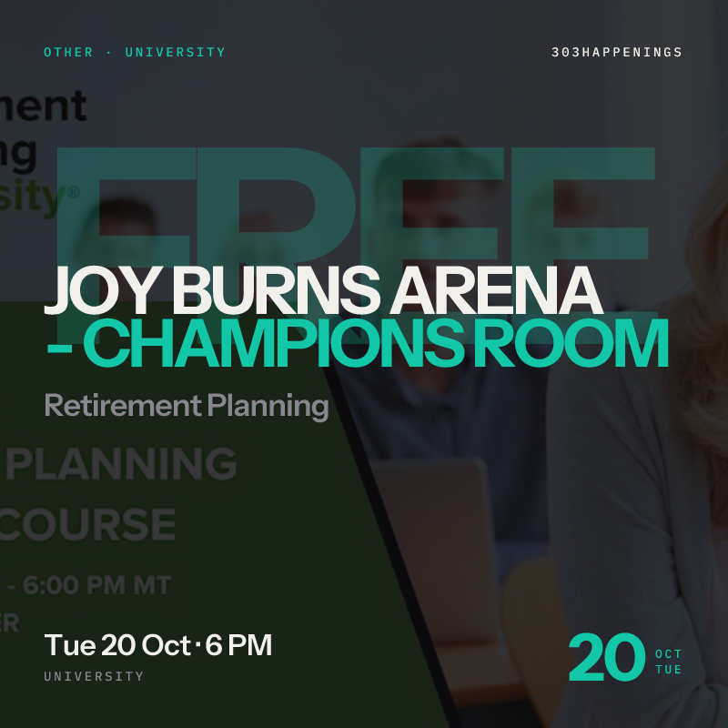 Retirement Planning University - DU - October 2026