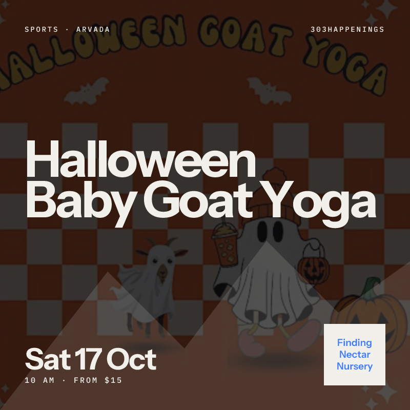 Halloween Baby Goat Yoga