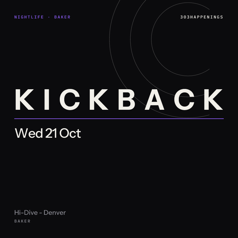 Kickback with DJ TINSEL JUNK (NO COVER)