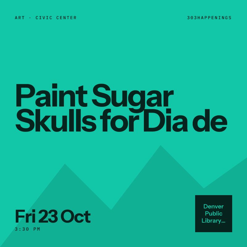 Paint Sugar Skulls for Dia de los Muertos / Decora una calaverita por el Día de Muertos