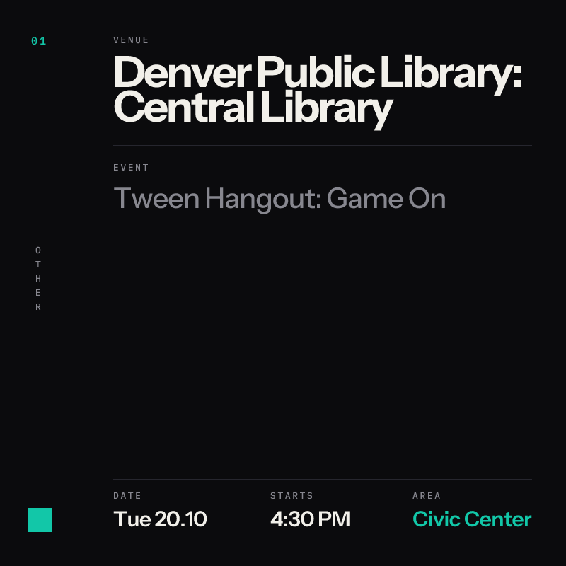 Tween Hangout: Game On