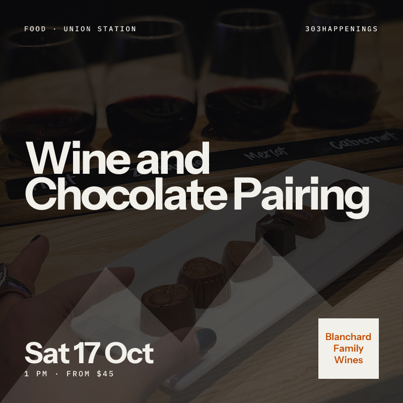 Wine and Chocolate Pairing Class in Denver
