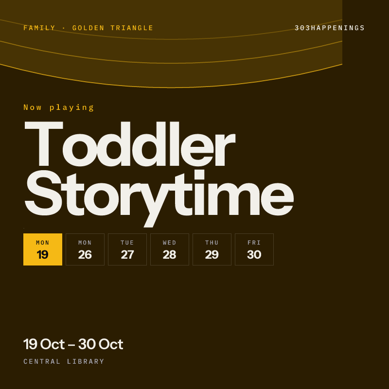 Toddler Storytime at Central Library, Golden Triangle