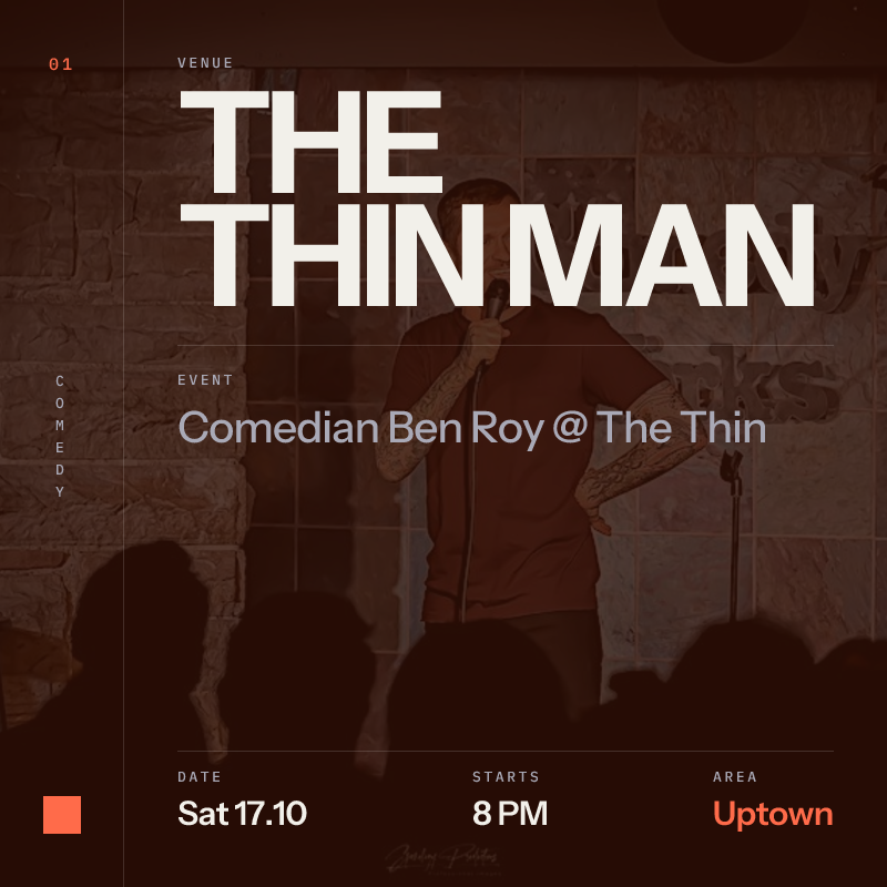 Comedian Ben Roy @ The Thin Man