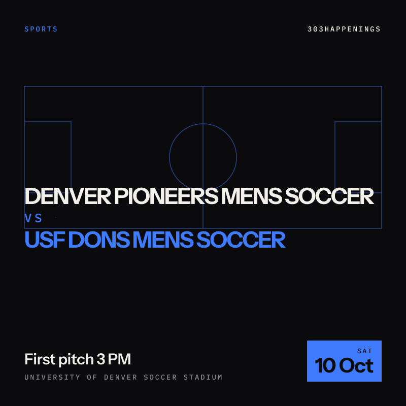 Denver Pioneers vs. USF Dons (Men's Soccer) at University of Denver Soccer Stadium, University