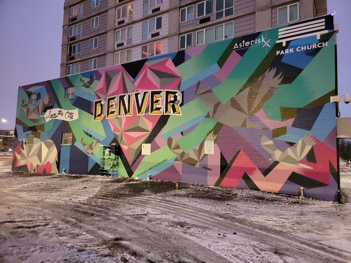 Black Lives Matter Plaza Mural in Ballpark, Denver