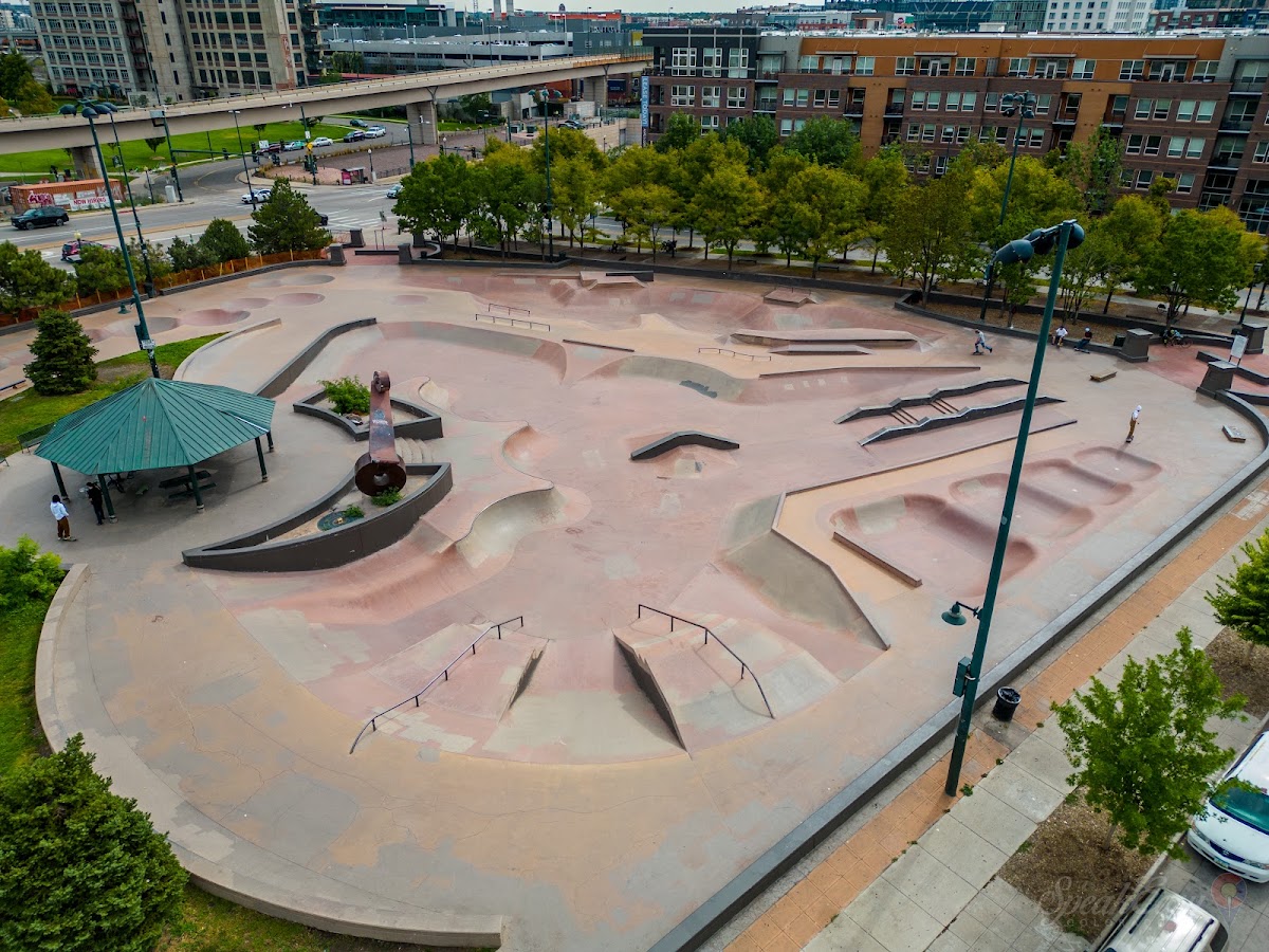 Denver Skate Park at Commons Park in LoDo, Denver