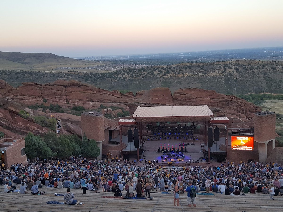 Red Rocks Amp, a park in Morrison, Denver