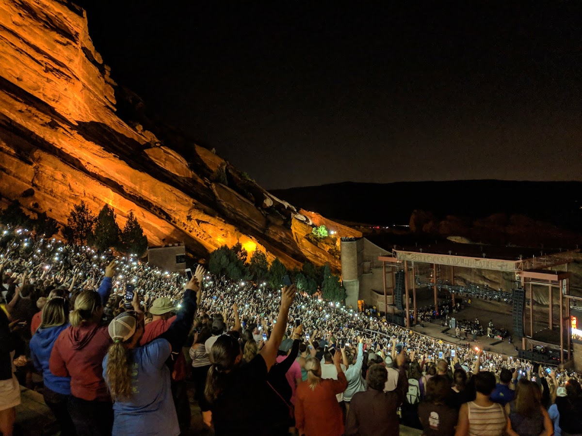 Red Rocks Amphitheatre, a outdoor venue in Morrison, Denver