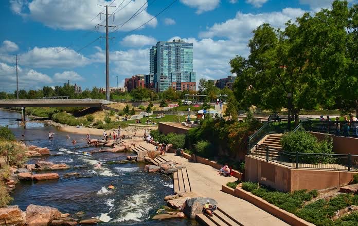 Confluence Park in LoDo, Denver